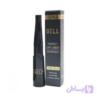 خط چشم مایع مشکی بل Bell با فرچه مویی و ماژیکی