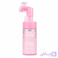 فوم شستشوی صورت براش دار مدل Baby Powder حجم 100 میلی لیتر
