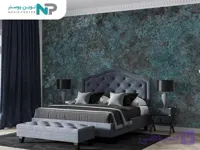 کاغذ دیواری طرح پتینه فلزی 11020410