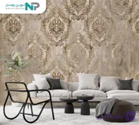 کاغذ دیواری داماسک لاکچری 11013700