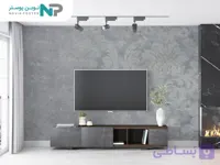 کاغذ دیواری تک گل داماسک 10070130