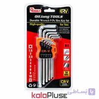 آچار آلن بلند Qiliang tools پک 9 عددی