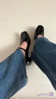 کفش زنانه مری جین پاشنه سه سانت ورنی