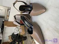 کفش دخترانه چهار فصل پنج سانت پشت باز