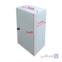 تابلو برق فلزی روکار بارانی 50در70 با عمق 21 (21*70*50) ورق 80 صفحه متحرک
