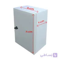 تابلو برق فلزی توکار 50در60 با عمق 17 (17*60*50) ورق 70 صفحه متحرک