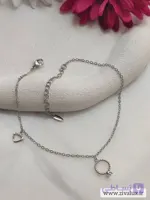 دستبند زنانه مارک ژوپینگ Xuping حلقه‌ای نگین دار
