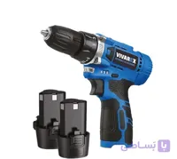 دریل شارژی ویوارکس VR1215V-2B دو باطری گارانتی 12 ماهه