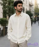 پیراهن مردانه باکسی مدل کج‌راه