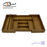 جاقاشق و چنگال چوبی با قابلیت ریگلاژ آدلان مدل AW897