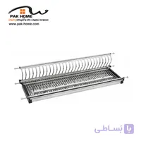 آبچکان ورقی استیل یک طبقه آدلان سایز 90 (B1005)