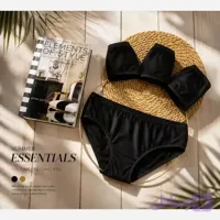شورت زنانه روژان رنگ مشکی سایز ایکس لارج نرم و لطیف ضد باکتری