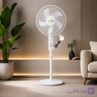 پنکه ایستاده شارژی اسپاد مدل SOLAR_FAN