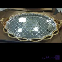 سینی جفتی بیضی دور طلایی fumax