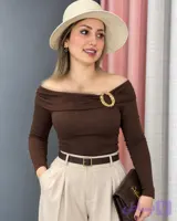 بلوز یقه قایقی