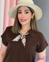 شومیز مجلسی اسکارف دار