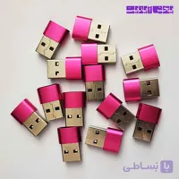 تبدیل Type-C به USB (تبدیل کابل 2 سر تایپ سی به یک سر USB) رنگ صورتی