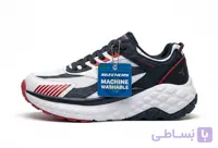 کفش ورزشی اسکیچرز مدل Max Cushioning رنگ سرمه‌ای سفید - Skechers Machine Washable