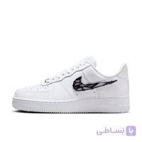 کفش نایک مدل Air Force 1 Liquid Black سفید مشکی ‌