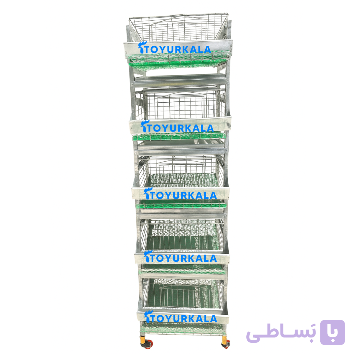 قفس بلدرچین تخمگذار 5 طبقه مینی