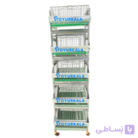 قفس بلدرچین تخمگذار 5 طبقه مینی