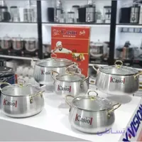 سرویس قابلمه روحی برند کاسیو درب پیرکس