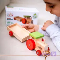 اسباب بازی قطار چوبی 10 تکه کد