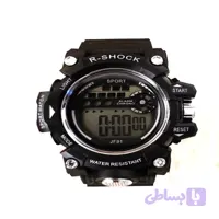 ساعت مچی مردانه سفید مشکی R SHOCK مدل 1244