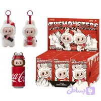 عروسک شانسی لبوبو کوکاکولا مدل LABUBU THE MONSTERS COCA COLA کد