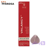رنگ مو والانسی سری حرفه ای مدل مرواریدی شماره CV8 valancy super shine hair color cream 100 ml number cv8