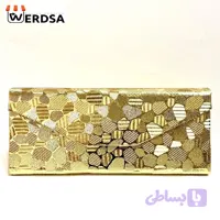 کاور عینک حرفه ایی سبک با قابلیت جمع شدن حالت اسکناس طلایی cover glasses pro