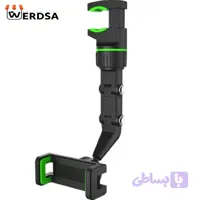 پایه نگهدارنده گوشی موبایل مدل UN20 طرح آینه خودرو غیراصل Car mirror design mobile phone holder base model UN20