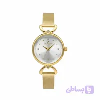 ساعت طلایی صفحه سفید بلیزر رفرانس 3207 زنانه