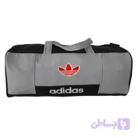 ساک ورزشی طوسی مشکی adidas مدل 1183
