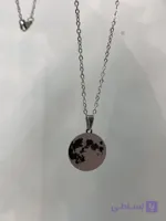 گردنبند استیل طرح ماه