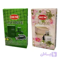 عود هم مدل آبشاری رایحه لالیک و لاکوست دو بسته 10 عددی (کد 7MCK0)