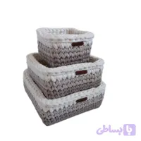 سبد وسایل کودک مدل Baby box بسته 3 عددی