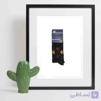 جوراب مردانه نانو کلاسیک پک نایلونی Part طرح لوزی