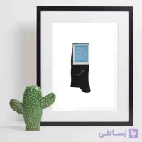 جوراب مردانه کلاسیک پک نایلونی طرح CR7