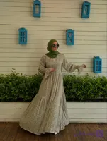 پیراهن زنانه طرح گل ریز مدل بهاره | استایل کژوال و شیک مناسب مهمانی
