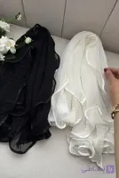 شال مجلسی عروسکی سفید