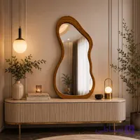 آینه کنسول چوبی الف مدل آرتو