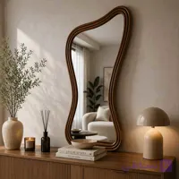 آینه کنسول چوبی الف مدل نوشین
