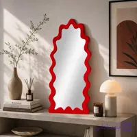 آینه کنسول چوبی الف مدل کاج