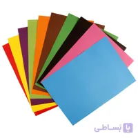 مقوا رنگی 130 گرم A4 بسته 10 عددی