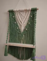 دیوارکوب شلف دار با مهره چوبی