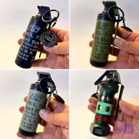 فندک طرح نارنجکی اتمی کوهنوردی  بدنه فلزی سنگین مخصوص کمپ