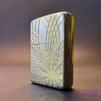 فندک زیپو گل بوته حکاکی عمیق 360 درجه آرمور کیس های کپی درجه یک
