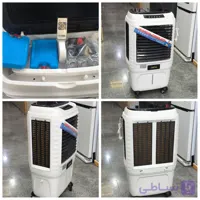 پرتابل ۳۶۰۰۰ برند مشهد الکتریک دارای ۲سال گارانتی شرکتی دارای چرخ گردان دارای ریموت کنترل دارای قمقمه یخ دارای پد سلولزی دارای گردش باد ۳۶۰ درجه دارای پرتاب باد بالا دارای سیم چهار متری دارای قابلیت وصل آب مستقیم و دستی