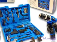 )اقساطی(کیت دریل پیچ گوشتی شارژی ویوارکس 12 ولت 40 پارچه دو باتری مدل VR1240-CDK